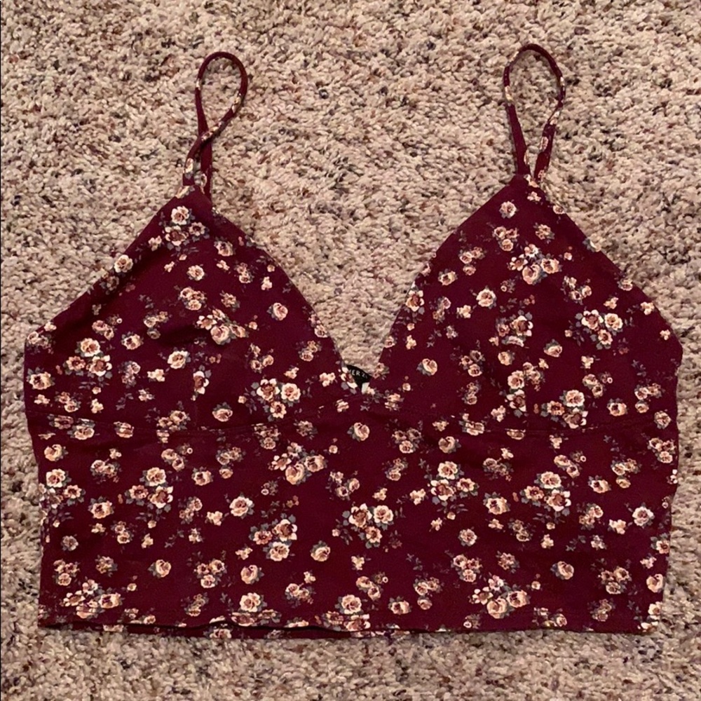 🌙Ladies Flower Crop Top 🍂🌼